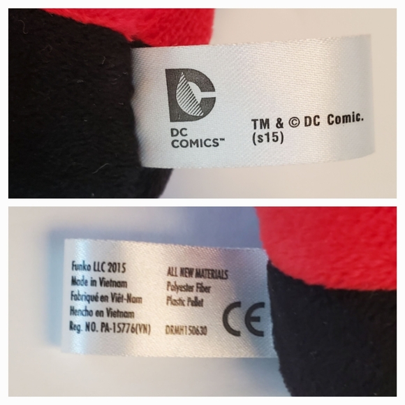 Harley Quinn Plush Mini Mopeez Red, Blk & Wht DC Comics Movie Cartoon *READ* - Picture 8 of 11